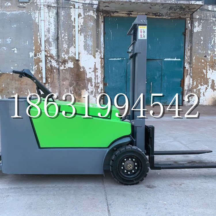 兰陵县小型电动叉车1吨2吨步行站驾式电瓶堆高充电装卸车液压升降车铲车